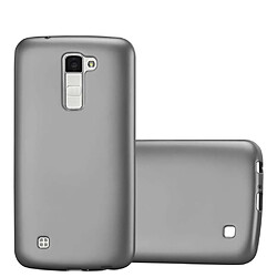 Cadorabo Coque LG K10 2016 Etui en Gris