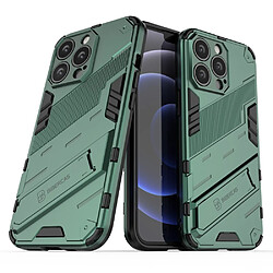 Coque en TPU antichoc avec béquille vert pour votre Apple iPhone 13 Pro Max 6.7 pouces