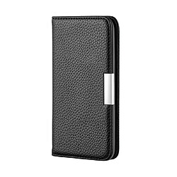 Wewoo Housse Coque Pour Huawei Honor 7A Litchi Texture en cuir à rabat horizontal avec support et fentes cartes noir