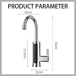 INF Robinet d'eau chaude électrique à chauffage rapide