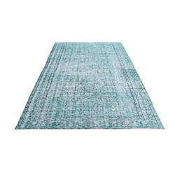 Avis Vidal Tapis de laine 269x173 turquoise Ultra Vintage