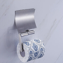 Universal Tissu de cuisine en acier inoxydable Suspension Salle de bains Toilette Rouleau de papier Organisateur Porte-serviettes (argent) # Q8 | Boîte à serviettes en papier