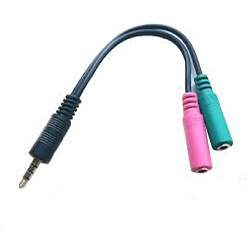 Disney Adapter 3.5mm - 2x3.5mm M-F Audio Headset Adaptercable