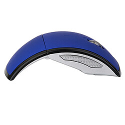 Acheter Souris Usb Souris Optique Arc De Pliage Pliable Sans Fil Ordinateur Portable Pc 2.4GHz Bleu