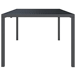 Acheter Maison Chic Table de jardin | Table d'extérieur anthracite 200x100x72 cm acier -GKD25946