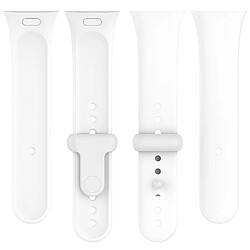 Acheter Bracelet pour Montre Connectée en Silicone-Blanc-pour Redmi Watch3 Mi Watch Lite3/10