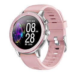 Universal MELANDA 2021 Nouvelle Smartwatch Femme Homme Sport 1.3 (Rose Noir)