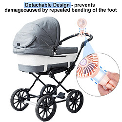 Avis ventilateur de Landau welodorir, Ventilateur de Poussette Siège d'Auto Personnel Portable pour Bébé Mini Petit Ventilateur de Bureau USB à Clipser avec Trépied Flexible pour Bureau de Berceau