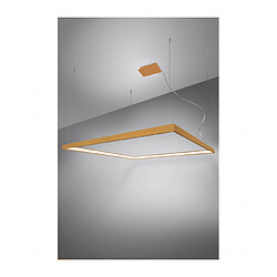 Acheter Luminaire Center Plafonnier LED intégré Nelya Integrated Aluminium Or 1 ampoule 150cm