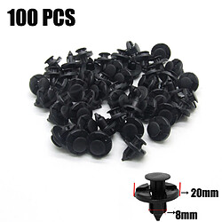 Avis Lot 50pcs 8mm Voiture Plastique Clips Rivets De Fixation Pare-chocs Fender Poussoirs Pour Nissan