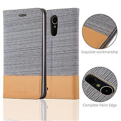 Avis Cadorabo Coque LG K10 2017 Etui en Gris