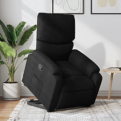 Maison Chic Fauteuil Relax pour salon, Fauteuil inclinable noir tissu -GKD33276