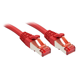 Lindy Cat.6 S/FTP câble de réseau Rouge 0,5 m Cat6 S/FTP (S-STP)