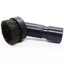 Acheter Brosse à poussière ronde en poils de cheval, 25MM, 1.25 pouces, brosse pour aspirateur, poils souples avec adaptateur de tuyau de 1 1/4 pouces à 1 3/8 pouces