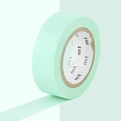 Masking tape unicolore pastel - Vert - 1,5 cm x 7 m