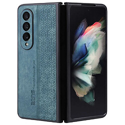 Coque en TPU + PU AZNS anti-chute pour votre Samsung Galaxy Z Fold3 5G - vert