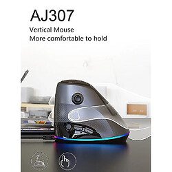 Avis Universal Souris verticale de souris ergonomique à la souris (noire)