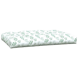 Acheter vidaXL Coussins de palette lot de 3 motif de feuilles tissu