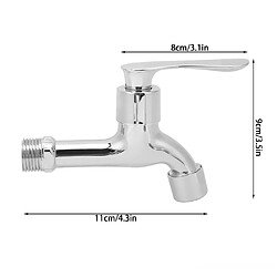 ComfortXL Robinet de cuisine et de salle de bains en alliage de zinc élégant g1/2 pouce