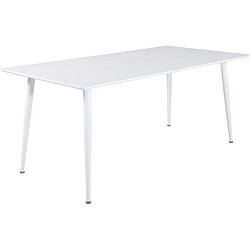 Venture Home Table de repas en MDF Polar 180 x 90 cm Blanc.