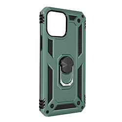 Avizar Coque iPhone 13 Pro Antichoc Hybride Bague Support Vidéo vert foncé