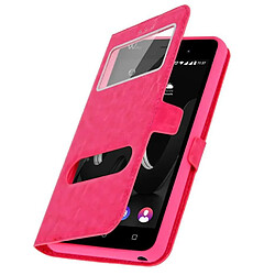 Ipomcase Coque Etui Décrochage Appel WIKO JERRY -Rose