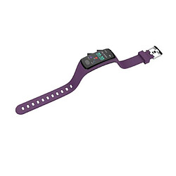 YP Select 0.96 pouces Écran couleur Pression artérielle Moniteur de fréquence cardiaque Sport Bluetooth Montre-bracelet intelligente-Violet