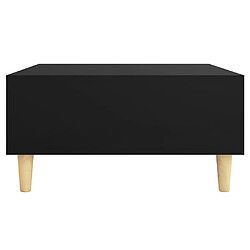 Acheter vidaXL Table basse noir 60x60x30 cm bois d'ingénierie