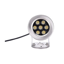 7w led lumière d'inondation en plein air spot sous-marin étang lampe chaude blanc