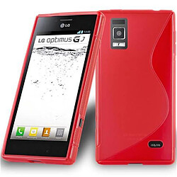 Cadorabo Coque LG OPTIMUS GJ Etui en Rouge