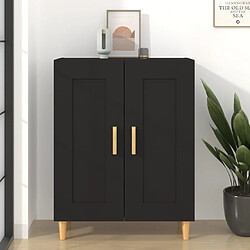 vidaXL Buffet Noir 69,5x34x90 cm Bois d'ingénierie