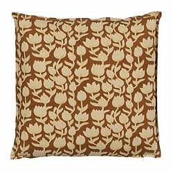 BigBuy Home Coussin Coton Marron Beige 50 x 50 cm