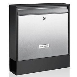 BURG-WÄCHTER Boîte aux lettres Oxford-Set 68770 B+S Inox Argenté