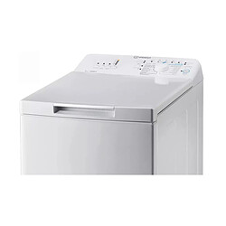 Lave-linge top 7kg 1200 tours/min - BTWL7220FR/N - INDESIT pas cher