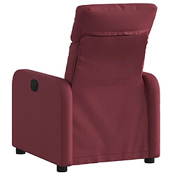 Avis Maison Chic Fauteuil Relax pour salon, Fauteuil inclinable Rouge bordeaux Tissu -GKD82740