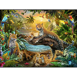 Ravensburger Puzzle Adulte Léopards dans la jungle - 1500p