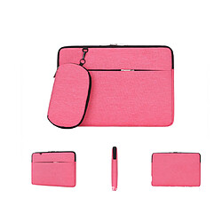 Sac d'ordinateur portable étanche de 12 pouces résistant à l'usure Portable portable portable portable à emporter-2 # -pink