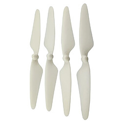 2 paires cw ccw hélices pales prop pour hubsan h501s rc drone pièces blanc