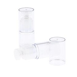 2X vide d'essence rechargeable bouteilles à vide contenant des échantillons cosmétiques 15ml pas cher