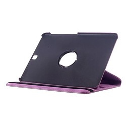 Wewoo Housse Étui Violet pour Samsung Galaxy Tab S2 9,7 Litchi Texture 360 degrés rotation en cuir avec support multifonctionnel pas cher