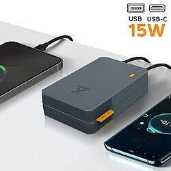 Avis Xtorm Batterie de secours 10000mAh USB + USB C 15W Design compact Gris