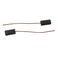 vhbw 2x Balais de charbon pour moteur 4,6 x 6,35 x 15,4mm compatible avec alternateur 16.770.206, 16.970.206, 092950, 231067 alternateur