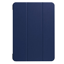 Etui en PU plié en position tablette rabattable bleu sombre pour votre Lenovo Tab 4 10