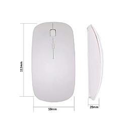 2.4g clavier / souris sans fil étanche à l'eau pour pc portable argent