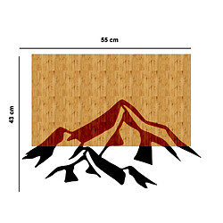 Avis EPIKASA Décoration Murale en Métal et Bois Montagnes