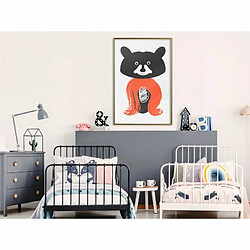 Paris Prix Affiche Murale Encadrée Little Bear 40 x 60 cm Or