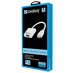 Sandberg HDMI to VGA+Audio Converter