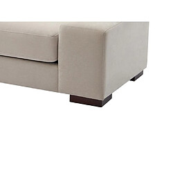 Vente-Unique Canapé d'angle gauche en tissu beige STRALAO pas cher