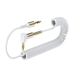 Acheter Audio 3.5mm à Jack Cable Car Aux Stereo pour iPhone haut-parleur blanc