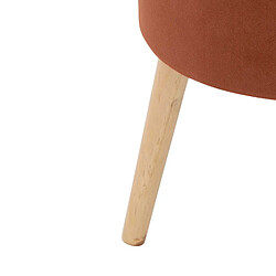 Avis Atmosphera, Createur D'Interieur Tabouret coffre en velours - Ambre